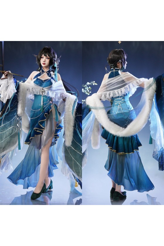 1/3 Delusion Honkai Star Rail Ruan Mei Plumblossom Melody Cheongsam Cosplay Costume